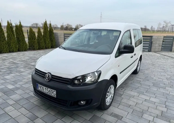 Volkswagen Caddy cena 36500 przebieg: 162400, rok produkcji 2015 z Rychwał małe 137